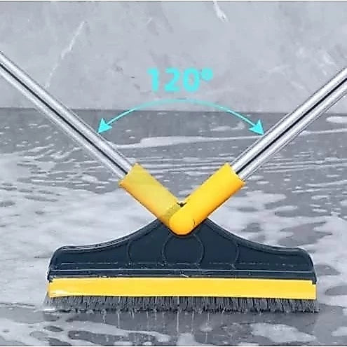 Escova 3 em 1 Vassoura Rodo Esfregão Multiuso para Limpeza