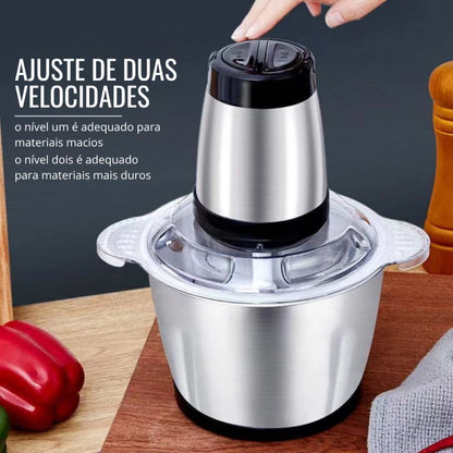 Multiprocessador Elétrico 2L com Copo em Inox | 250W